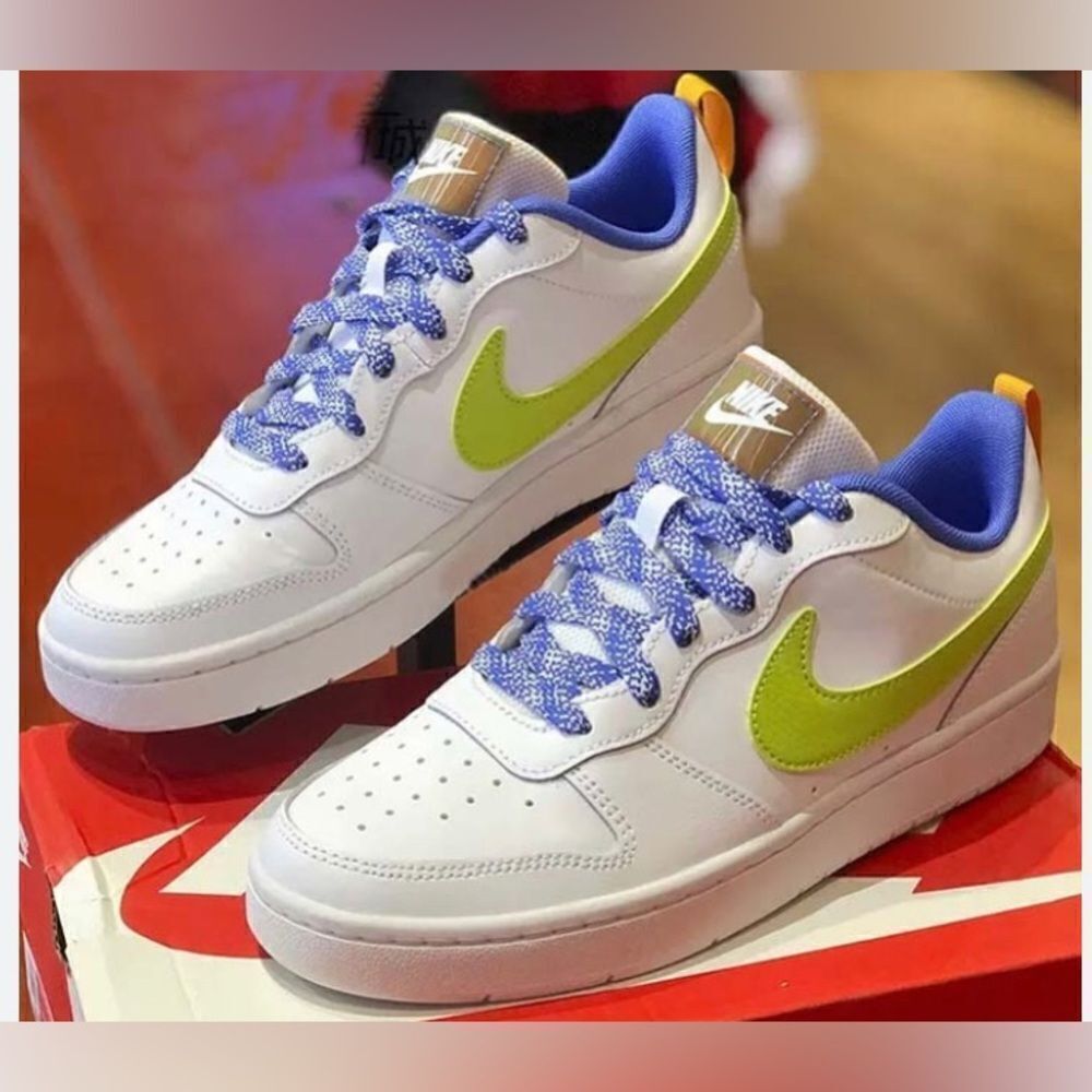 Nike court borough low boys 5.5 ladies 7.5 - Picture 2 of 7